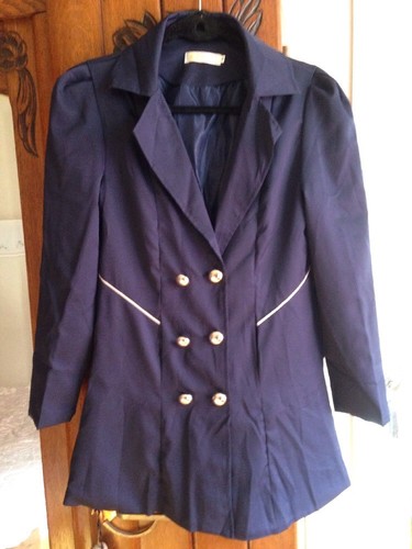 Manteau court redingote legere - manteau,