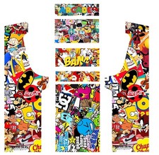 Stickers Pop art pour Borne d'Arcade MAME - L'Univers de Jeu Incontournable !