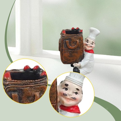 Figurine chef résine - figurine, de