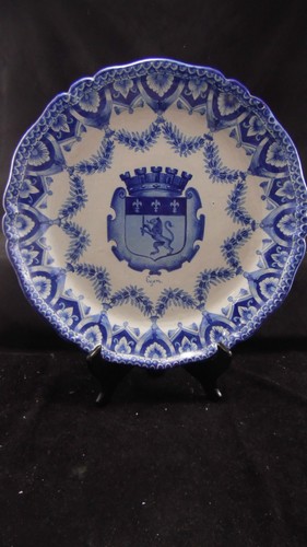 Grand plat faience - plat, renoleau