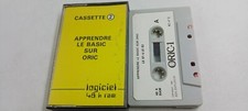 Jeu Oric-1 Cassette 2 Apprendre le Basic sur ORIC en boite NON TESTE !