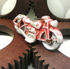 Moto de pompier figurine