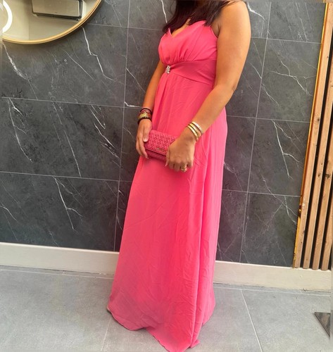 Robe longue soirée - longue, rose