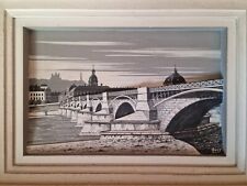 Tableau en bois Sculpté pont