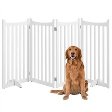 Barrière de sécurité Intérieur Enclos Pliable Parc pour Chien en Bois Clôture