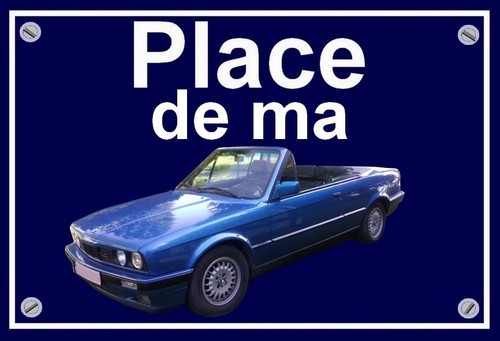 Plaque place bmw 325 - ",