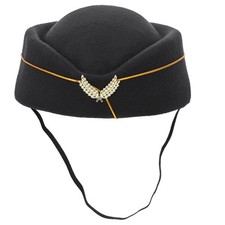  Accessoires Hôtesse De L'air Costume Hotesse Lair Chapeau Capitaine