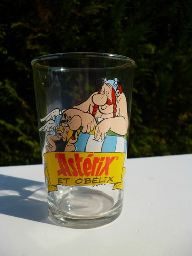 Verre moutarde astérix - moutarde,