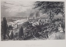 États Unis Cincinnati 1872 UNITED STATES USA Ohio Wellstood Warren