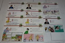 10 FICHES ATLAS TINTIN HERGE