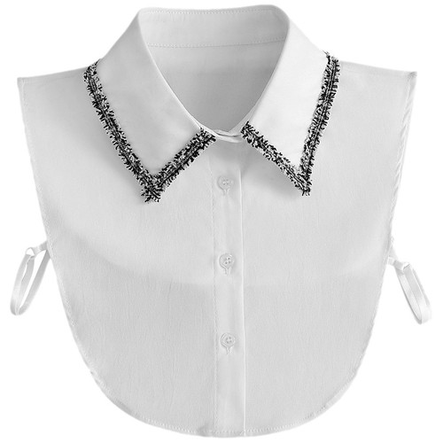 Faux col chemise - ,