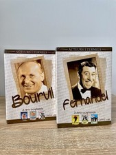 LOT 2 COFFRETS ACTEURS ÉTERNELS | BOURVIL + FERNANDEL | 6 DVD |NEUF SOUS BLISTER