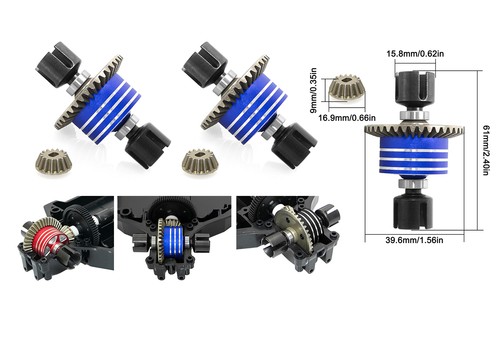 Assembled alu gear diff - alu,