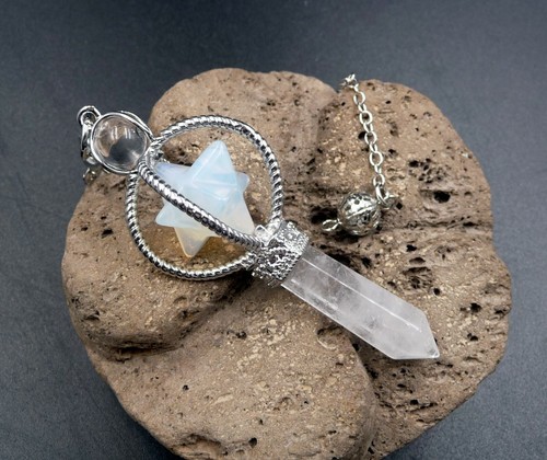 Pendule merkaba cristal de - pendule,