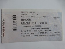 indochine ticket concert