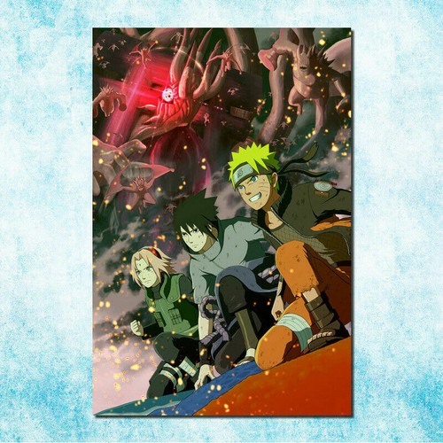 Plaque métal manga naruto - ,
