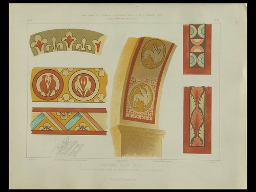 Peintures romanes eglises - romanes,,