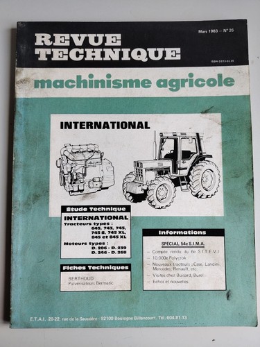 Revue technique tracteur - technique, case