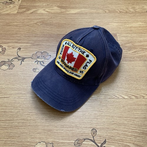 Dsquared2 distressed cap - dsquared2,