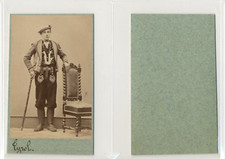 Tyrolien en costume CDV