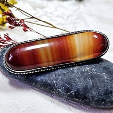 Broche Ancienne Xixe Argent