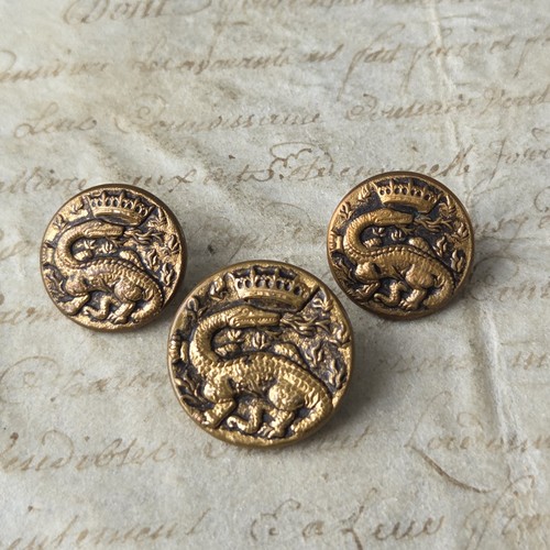 Boutons anciens salamandre - boutons,