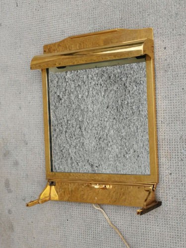 Ancien miroir bronze - , art
