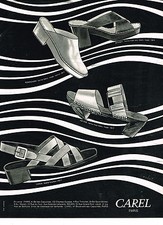 PUBLICITE  1970   CAREL  chaussures