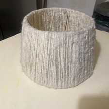 abat jour en fil " laine beige " nature vintage Lampe