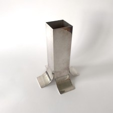 Vase Stele de Lino Sabattini pour Sabattini Italy, métal argenté - Années 1970s