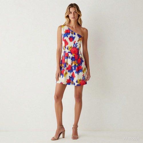 Soirée artsy robe courte - soirée,