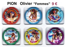 CAPSULES  de  CHAMPAGNE  PION  Olivier "Femmes"