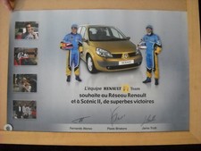 AFFICHE POSTER RENAULT SCENIC