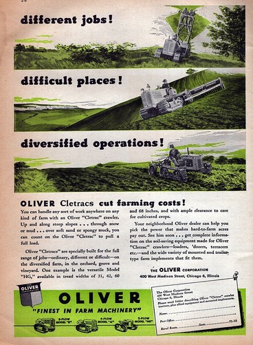 1949 oliver cletrac crawler - oliver,