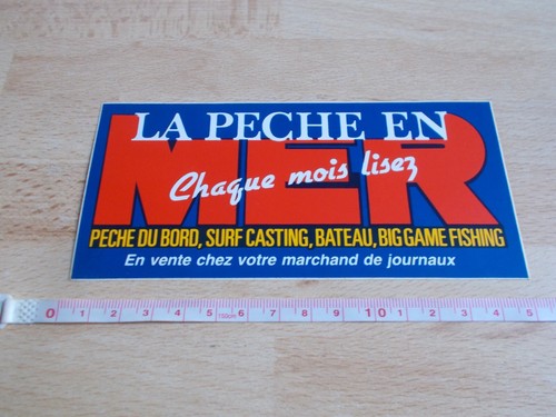 Autocollant magazine pêche - magazine, la
