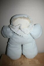 MOULIN ROTY doudou peluche  POUPEE LUTIN RAYE BLEU BLANC  35 CM  vintage