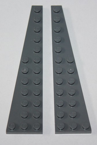Lego dkstone wedge plate - dkstone, 12x3