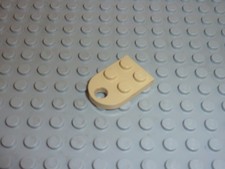LEGO Viking tan Plate 3 x 2 with Hole ref 3176 / Set 7017 7018 7470 8877