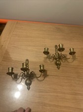 Lot De Deux Appliques Bougeoir