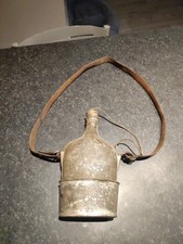  gourde ,Quart et Sangle cuir cavalerie français 1884 14/18 ww1 militaria casque