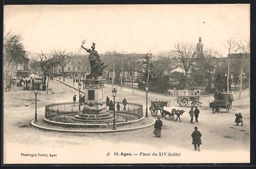 Cpa agen place - du, juillet