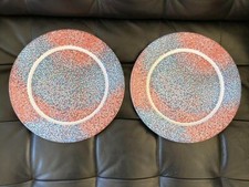 Lot de 2 assiettes rondes