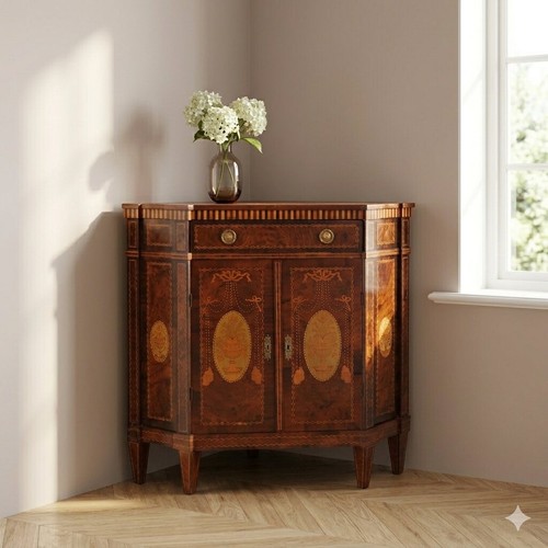 Meuble angle ancien style - meuble,