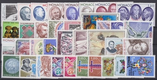 Timbres monaco neufs annee - neufs,