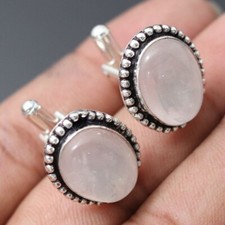 Naturel Rose Quartz Gemme 925