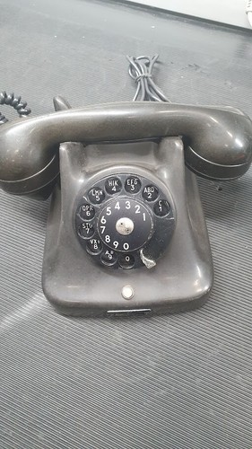 Vintage noir rotatif cadran - rotatif,