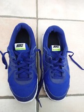 BASKETS NIKE RÉVOLUTION 2 BLEU ET FLUO FR 38,5 UK 5,5 USA 6Y QUASI NEUVES