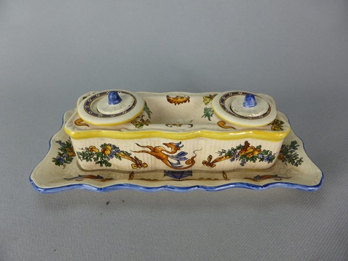 Encrier double pots style - 2,