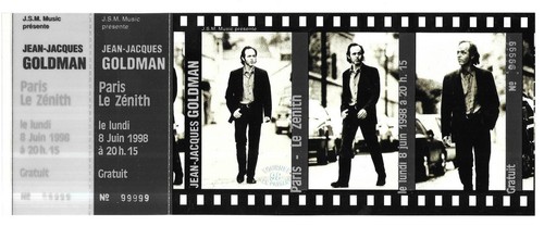 Rare ticket billet concert - /,