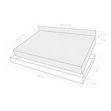 82x43 Cendrier Avec Kohlerost
